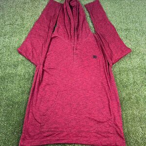 Dc-shoes Men's Red and Burgundy Hoodie
